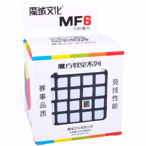 MoYu 6x6 MF6 black | Кубик 6х6 черный пластик Мою MF6610 фото