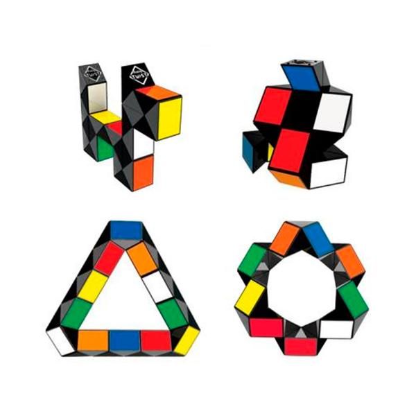 Оригінальна змійка Rubik’s Cube | кольорова RBL808-2 фото