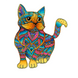 Пазли 2D дерев'яні кольорові CAT | Кіт 473610 фото 1