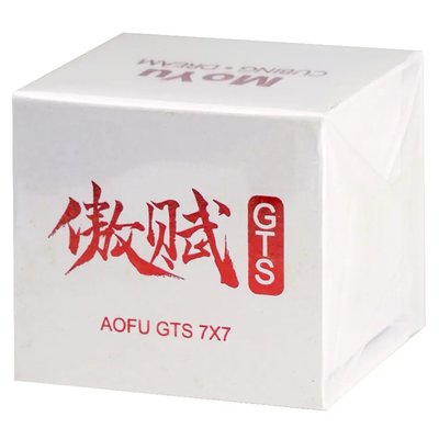 MoYu AoFu GTS 7x7 stickerless | Кубик 7х7 MoYu АоФу GTS кольоровий пластик MoYu8204 фото
