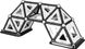 Geomag Panels бело-черный 104 детали | Магнитный конструктор Геомаг PF.511.013.00 фото 2