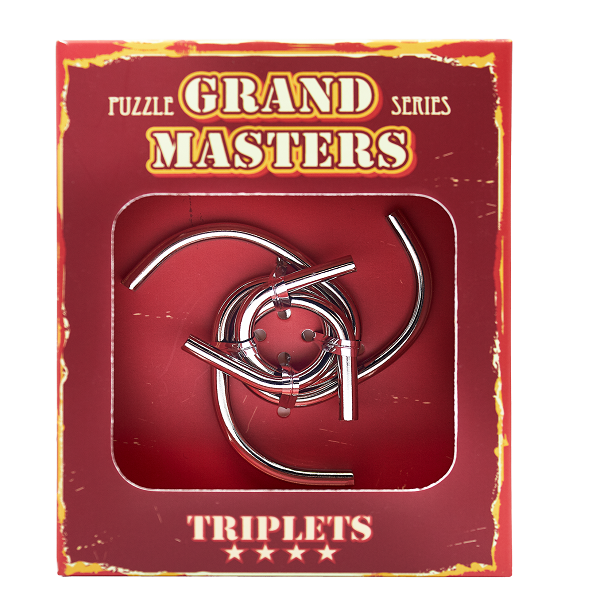 Grand Master Puzzles TRIPLETS | Головоломка металлическая red 473253 фото