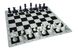 Шахматные фигуры, 90 мм, силикон, черно-белые 112221 фото 2
