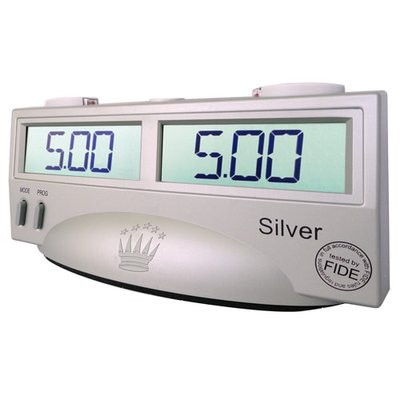 Шаховий годинник електронний "Silver" E410 фото