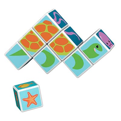 Geomag MAGICUBE Sea Animals + 11 cards | Магнитные кубики 146 фото