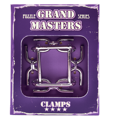 Grand Master Puzzles CLAMPS violet | Головоломка металева 473256 фото