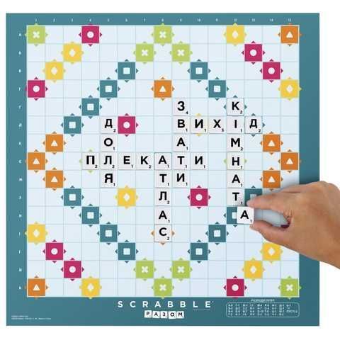 Настольная игра Скрабл I украинская версия HXW21 фото