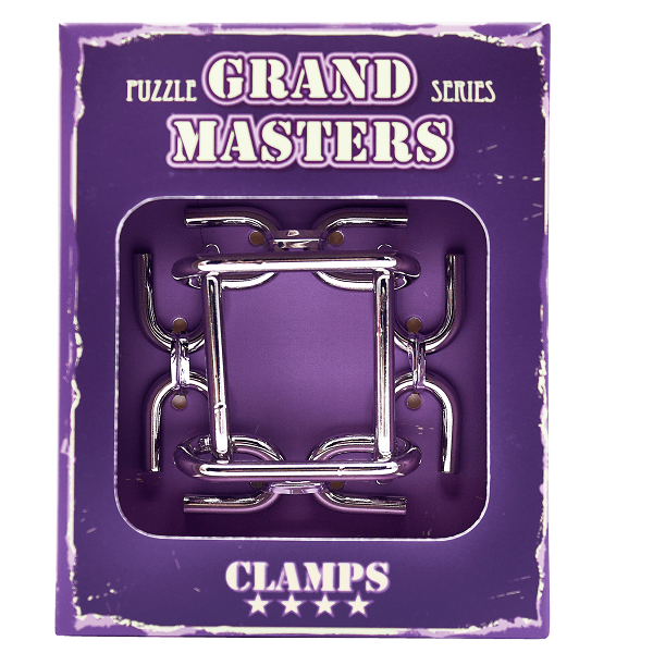 Grand Master Puzzles CLAMPS | Металлическая головоломка violet 473256 фото