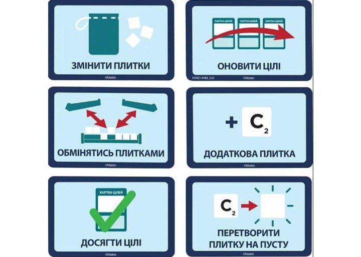 Настольная игра Скрабл I украинская версия HXW21 фото