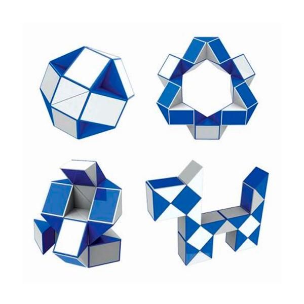 Оригинальная змейка Rubik’s Cube | Синяя RBL808-1 фото