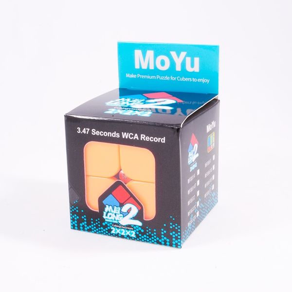 MoYu Meilong 2х2 stickerless | Кубик Мейлонг 2х2 без наклеек MF8861В фото
