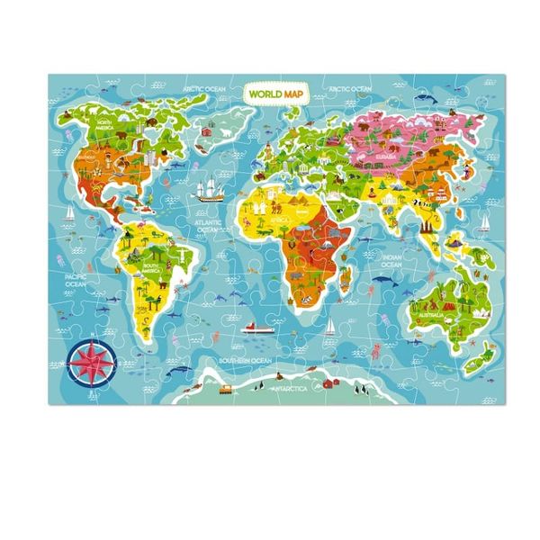 Пазл Карта мира (английская версия) 300123 фото