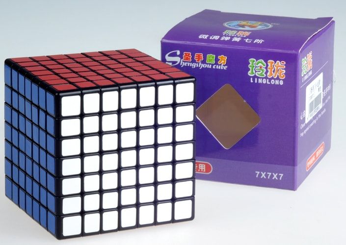 ShengShou 7x7 70 mm Black | Кубик Рубика 7х7 7091A фото