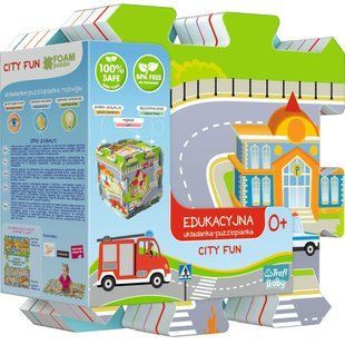 Пазл м'який Trelf Місто 8 елементів TFL-60696 фото