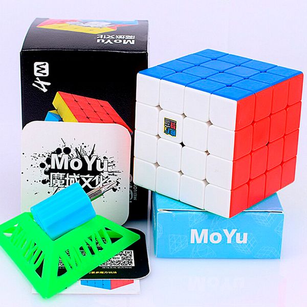 MoYu Meilong М 4х4 stickerless | Кубик Мейлонг 4х4 магнитный MYML4M01 фото