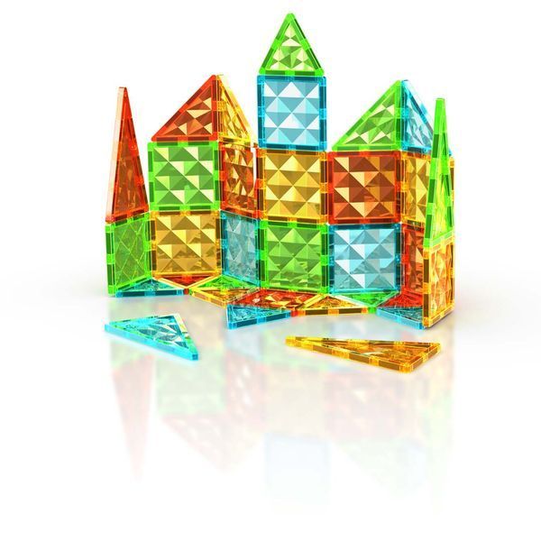 Магнітний конструктор Geomag Magnetic Tiles Gems 32 4101 фото