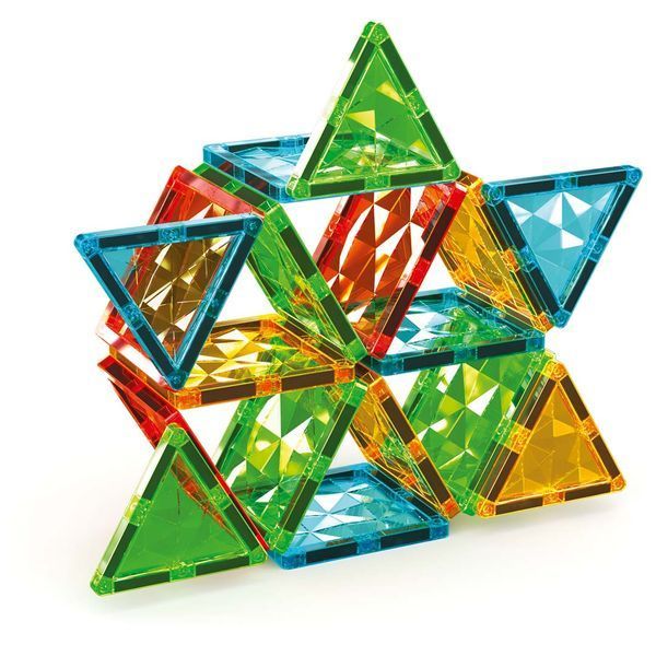 Магнітний конструктор Geomag Magnetic Tiles Gems 60 4103 фото