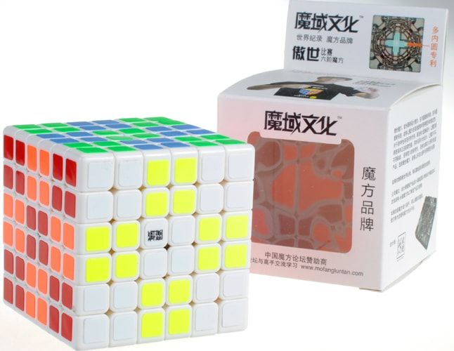 MoYu 6x6 AoShi White | Кубик Мою 6x6 білий YJ8223 W фото