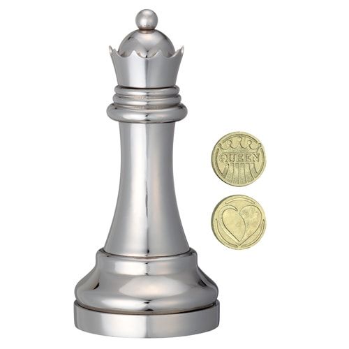 Металева головоломка Королева | Chess Puzzles silver 473685 фото