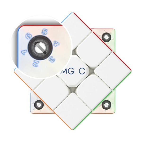 YJ 3x3 MGC EVO Stickerless | Кубик MGC EVO 3x3 магнітний YJ8551 фото