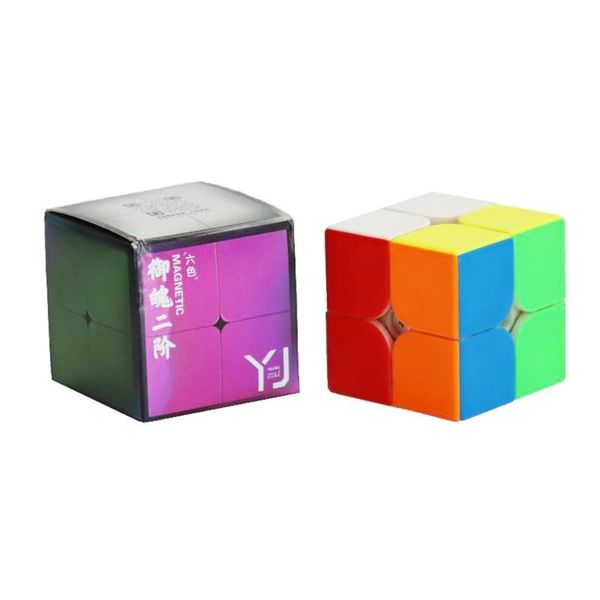 YJ 2x2 YuPo V2M Stickerless | Кубик ЮПо V2 2x2 магнітний YJ8338 фото