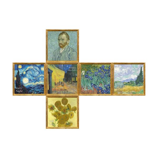 V-CUBE 3х3 Van Gogh | Винсент Ван Гог V-CUBE Кубик 3x3 плоский 00.0168 фото