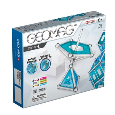 Geomag PRO-L 50 деталей | Магнітний конструктор 022 фото