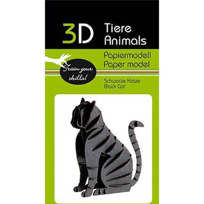 Черний кіт | Black cat Fridolin 3D модель 11635 фото