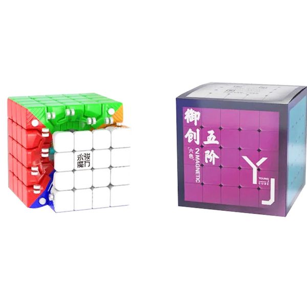 YJ 5x5 Yuchuang V2 M stickerless | Кубик 5x5 без наклеек магнитный YJ8386 фото
