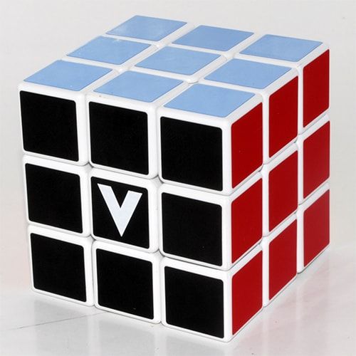 V-CUBE 3х3 White | Кубик 3х3 білий плаский 00.0036 фото