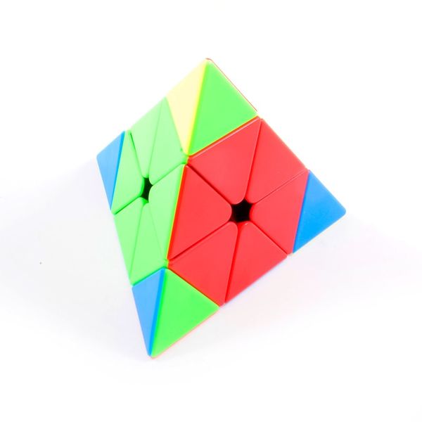 MoYu Meilong Jinzita Pyraminx stickerless | Пірамідка Мейлонг кольоровий пластик MF8857B фото
