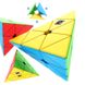 MoYu Meilong Jinzita Pyraminx stickerless | Пірамідка Мейлонг кольоровий пластик MF8857B фото 1