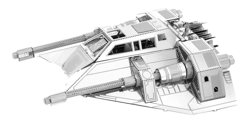 Металлический 3D конструктор Star Wars Snowspeeder | Снежный аэроспидер MMS258 фото
