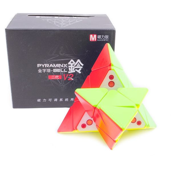 QiYi Pyraminx X-Man Bell V2 Magnetic stickerless QYLT202 фото