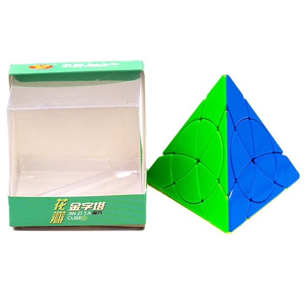 YJ Petal Pyraminx stickerless | Пірамідка YJ8387 фото