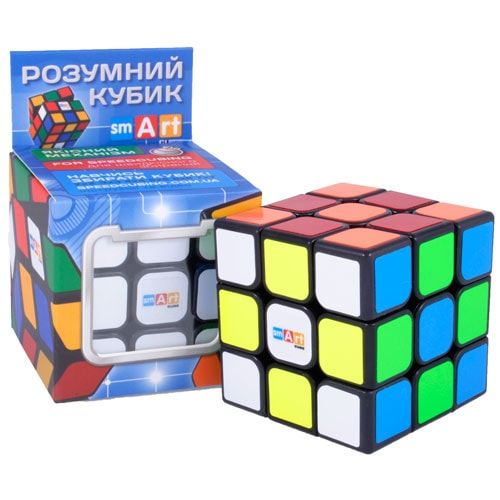 Smart Cube 3х3 черный Флюо | Кубик яркий SC321fluo фото