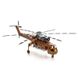 Металевий 3D конструктор Iconx | Транспортний вертоліт США S-64 SKYCRANE ICX211 фото 3