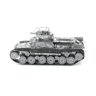 Металлический 3D конструктор Chi Ha Tank | Танк MMS202 фото
