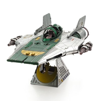 Металлический 3D конструктор Star Wars - Resistance A-Wing Fighter MMS416 фото