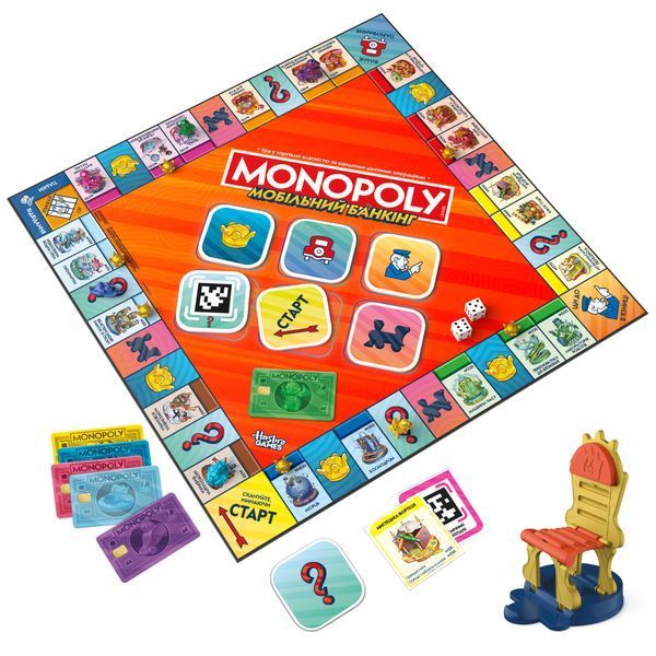 Настільна гра Монополія мобильний банкінг Monopoly App Banking G1424 фото