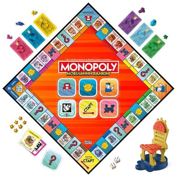 Настільна гра Монополія мобильний банкінг Monopoly App Banking G1424 фото