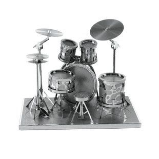 Металлический 3D конструктор Drum set | Барабанна установка MMS076 фото