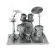 Металлический 3D конструктор Drum set | Барабанна установка MMS076 фото 1