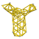 Geomag Masterbox yellow | Магнитний конструктор 192 детали 606 фото 2