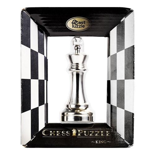 Металеві головоломки Король | Chess Puzzles silver 473686 фото