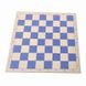 Шаховий набір: дошка блакитно-бежевая, фігури легкі біло-блакитні, мішечок для зберігання E685 фото 3