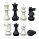 Шахматы садовые, 30 см, черно-белые 101106k фото 1