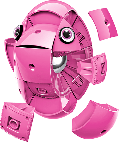 Geomag KOR Pantone Pink | Магнитный конструктор Геомаг Кор розовый PF.800.674.00 фото
