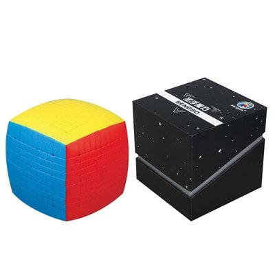 Кубик Shengshou 10x10 кольоровий пластик SSSJ01 фото