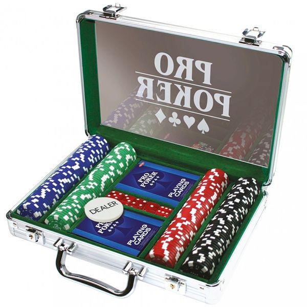 Набір для гри в покер в алюмінієвому кейсі 03090 фото